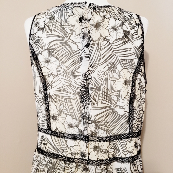 MAX STUDIO | FLOWY CHIFFON FLOWERED MAXI DRESS, 12 - Picture 7 of 13